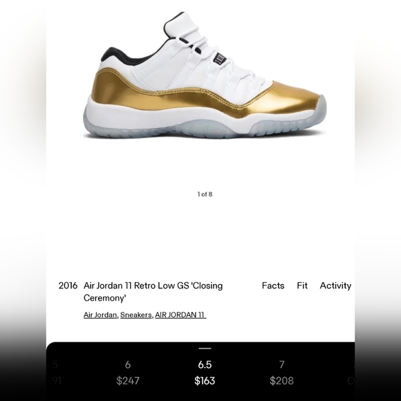 Air Jordan 11 Retro Low GS 'Closing Ceremony - Picture 7 of 9